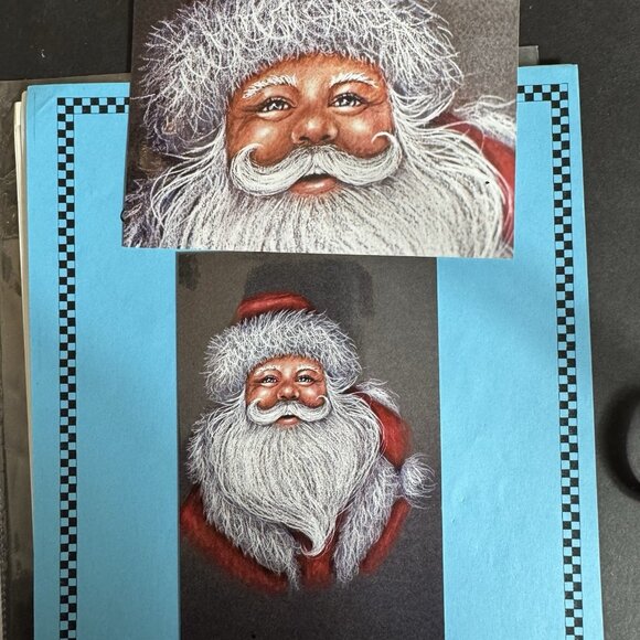 Designs by Pat Lentine "Santa Claus " No.231 Colored pencil Designs - Picture 5 of 7